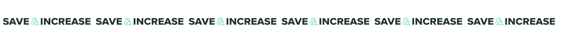 Save&Increase long logo